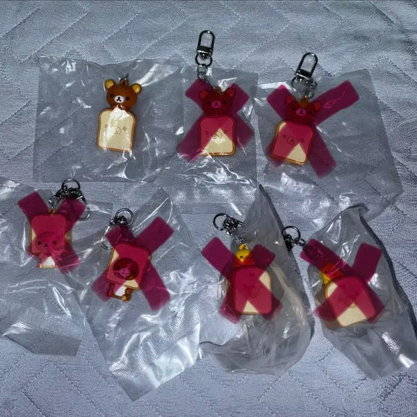 [BUNJANG] CGV Rilakkuma Toast Keyring / CGV 리락쿠마 식빵키링