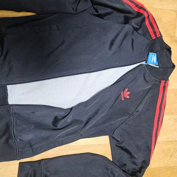 [BUNJANG] Adidas Firebird Red/Black Track Jacket / 아디다스 파이어버드 빨검 져지