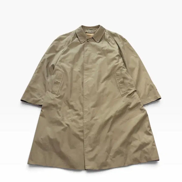 [BUNJANG] Burberry Balmacaan Single Coat Beige / 버버리 발마칸 싱글 코트