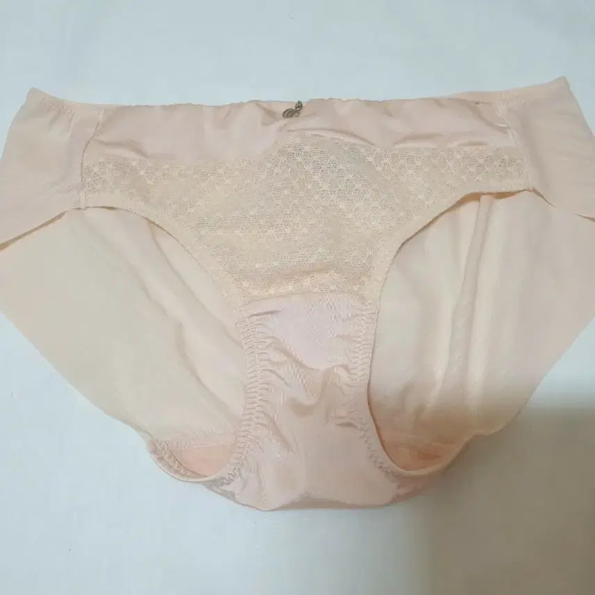 [BUNJANG] Women's Lace Briefs - Beige / (중)여성 속옷 팬티 베이지색 레이스