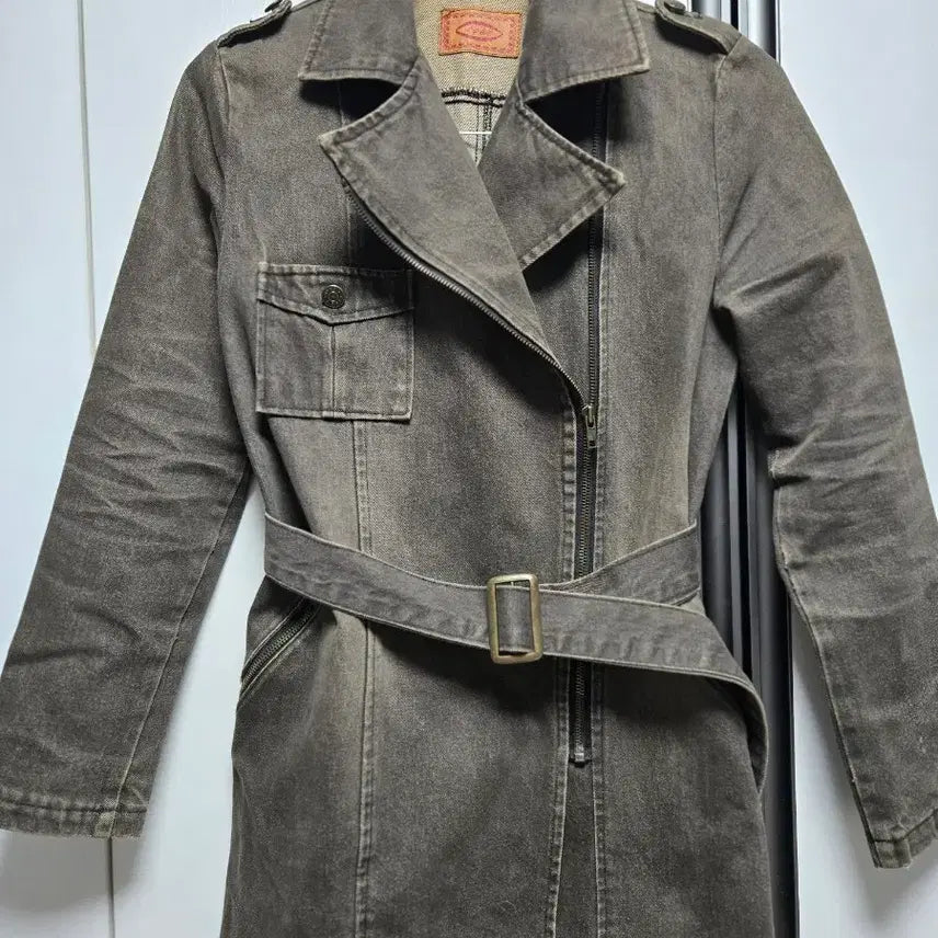 [BUNJANG] Vintage Epe Denim Trench Coat / 빈티지 에페 데님 트렌치코트