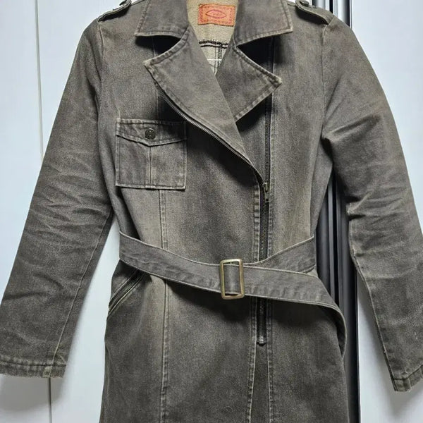 [BUNJANG] Vintage Epe Denim Trench Coat / 빈티지 에페 데님 트렌치코트