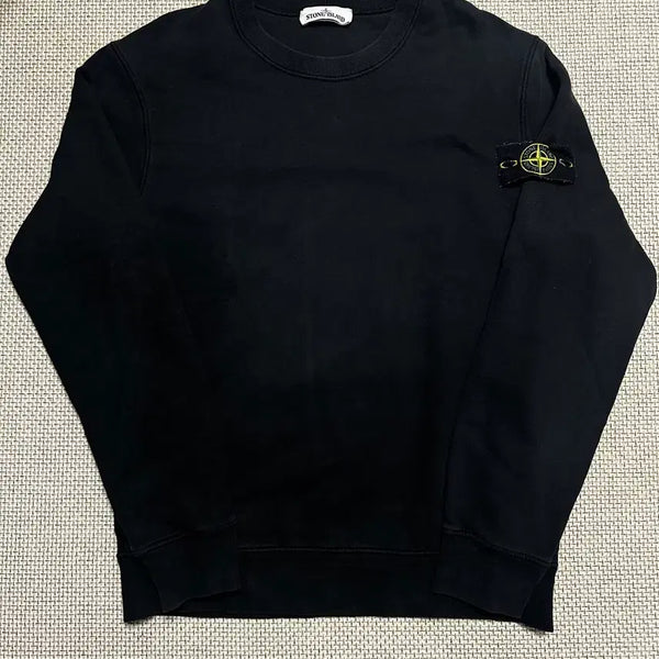[BUNJANG] Stone Island Black Patch Sweatshirt L / [L/당일배송] 스톤아일랜드 블랙 와펜 맨투맨