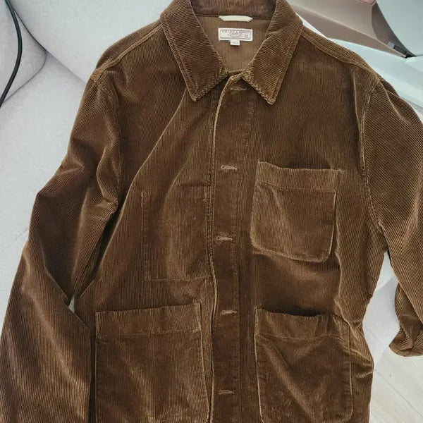 [BUNJANG] J.Crew Corduroy Chore Jacket Brown XL / 제이크루 코듀로이 초어 자켓 XL 브라운
