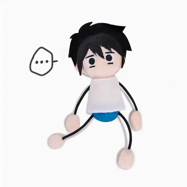 [BUNJANG] Death Note L & Light Dangling Plush Keychain Set / 데스노트 L, 라이토 대롱대롱 인형 키링
