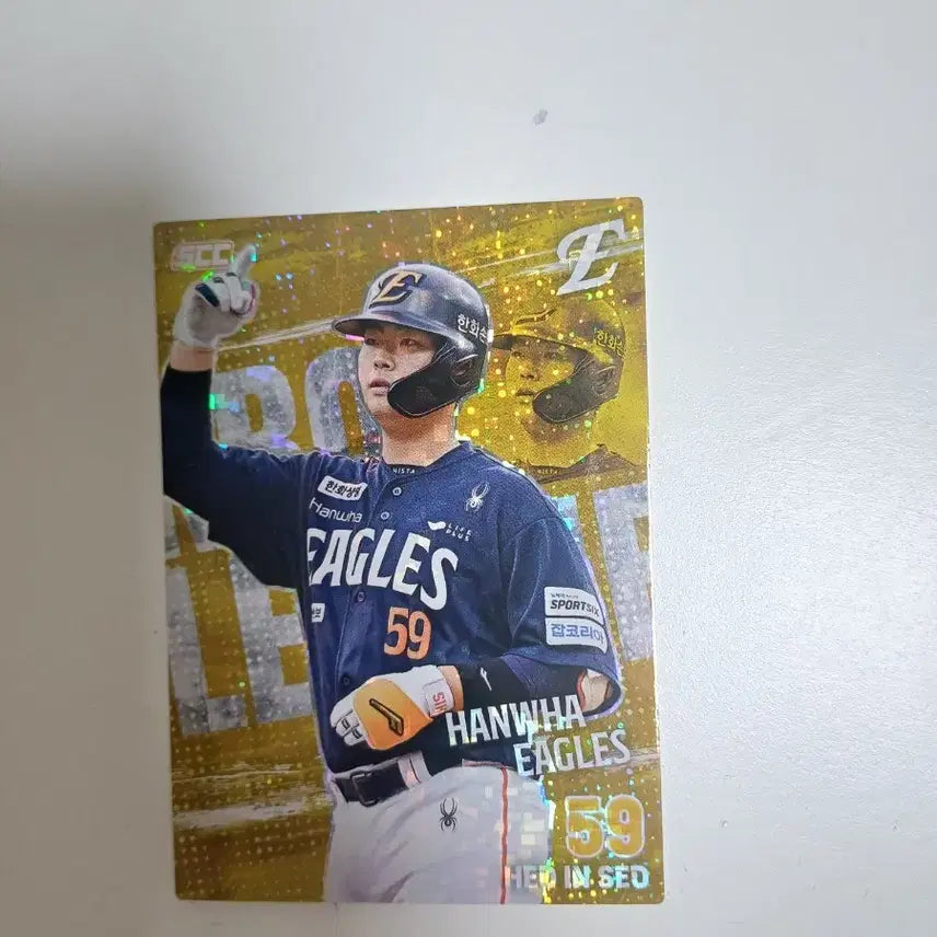 [BUNJANG] Hanwha Eagles Huh In-Seo Player Card Parallel / 급처 한화 이글스 허인서 선수 카드 패러렐