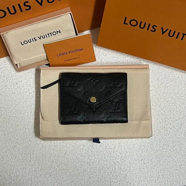 [BUNJANG] Louis Vuitton Victorine Monogram Empreinte Wallet / [새상품급]루이비통 빅토린 앙프렝뜨 지갑