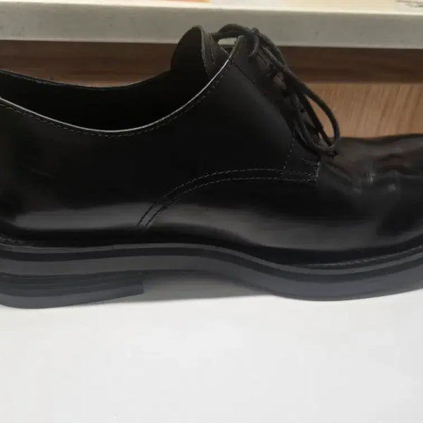 [BUNJANG] Unstandard Black Wide Derby Shoes / 무탠다드 블랙 와이드 더비슈즈 판매