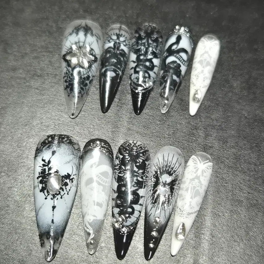 [BUNJANG] Handmade Nail Tips (XS Size) / 수제 네일팁 처분합니다