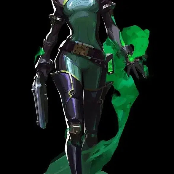[BUNJANG] Valorant Viper Cosplay Set / 발로란트 바이퍼 코스프레