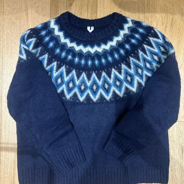 [BUNJANG] Arket Nordic Pattern Knit M (Fits 100-105) / 아르켓 노르딕 패턴 니트 M (100-105)