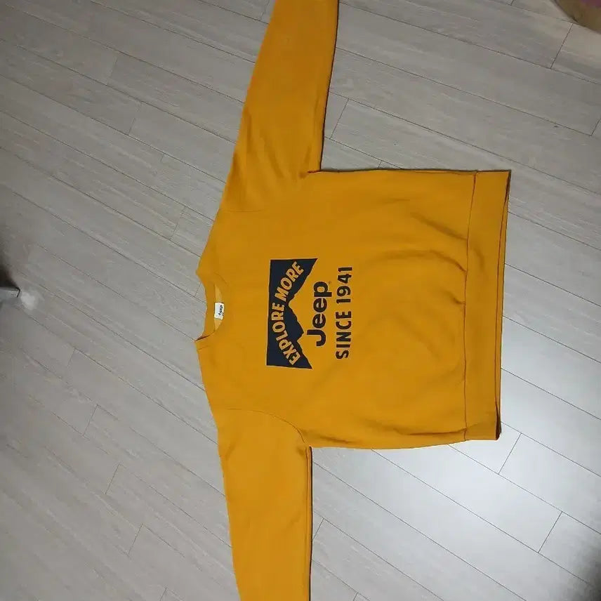 [BUNJANG] Jeep Sweatshirt Yellow / Jeep 맨투맨 옐로우