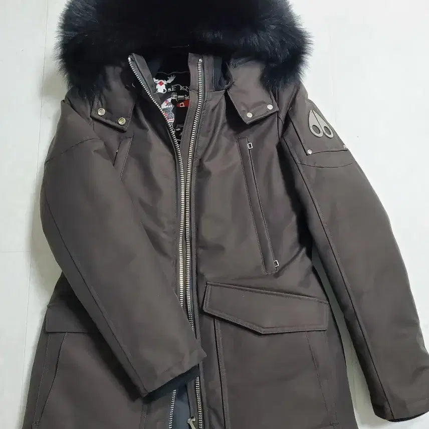 [BUNJANG] Moose Knuckles Firebird Puffer Jacket Brown / 무스너클 파이어리버 패딩 브라운