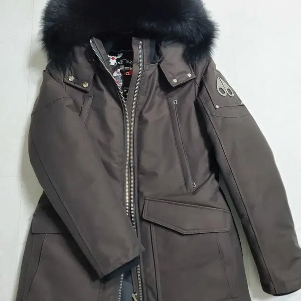 [BUNJANG] Moose Knuckles Firebird Puffer Jacket Brown / 무스너클 파이어리버 패딩 브라운