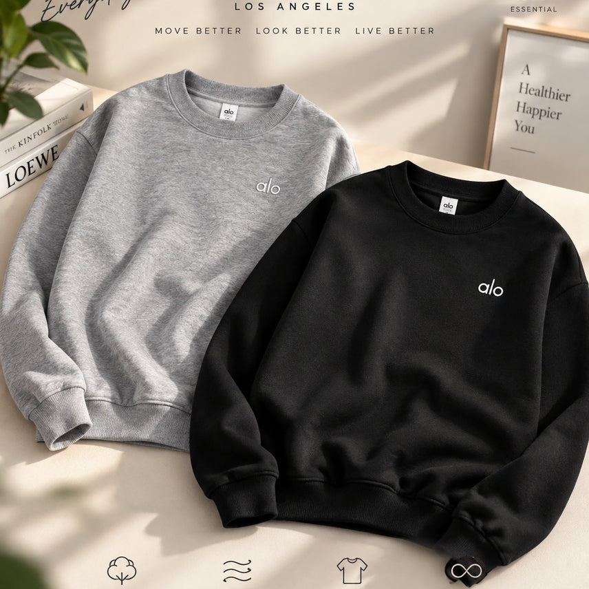 [BUNJANG] ALO Crewneck Sweatshirt / (정품 무료배송) 알로 맨투맨