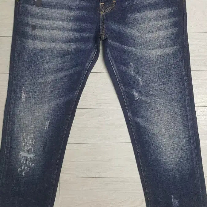 [BUNJANG] DSQUARED2 Washed Denim Leather Patch Jeans 30" / 디스퀘어드2(사방스판) 가죽패치 워싱데님 30인치(No.579)새상품!