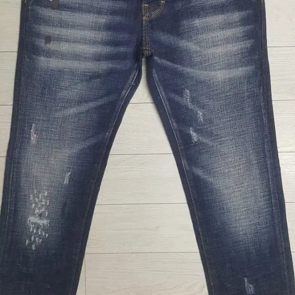 [BUNJANG] DSQUARED2 Washed Denim Leather Patch Jeans 30" / 디스퀘어드2(사방스판) 가죽패치 워싱데님 30인치(No.579)새상품!