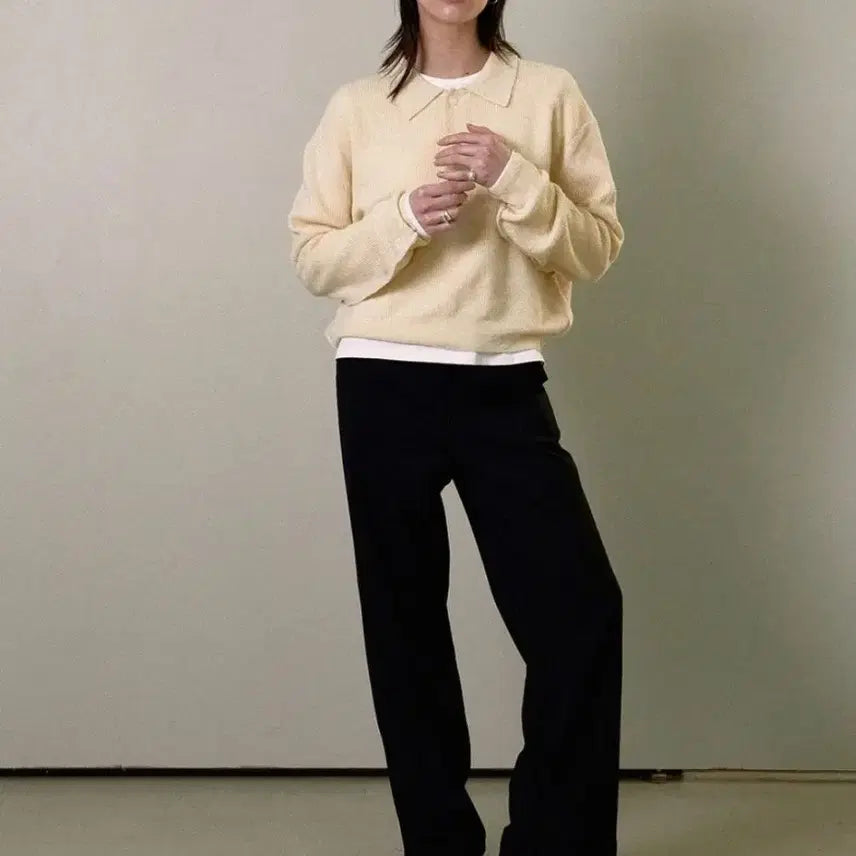 [BUNJANG] Augst Slack Pants Black / 어그스트 슬랙스 \블랙새제품