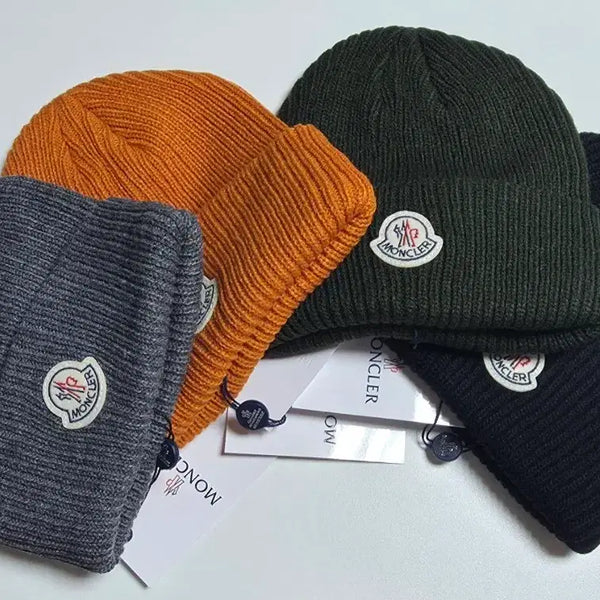[BUNJANG] Moncler Beanie / 몽클레어 비니 그레이 / 오렌지 / 그린 / 블랙