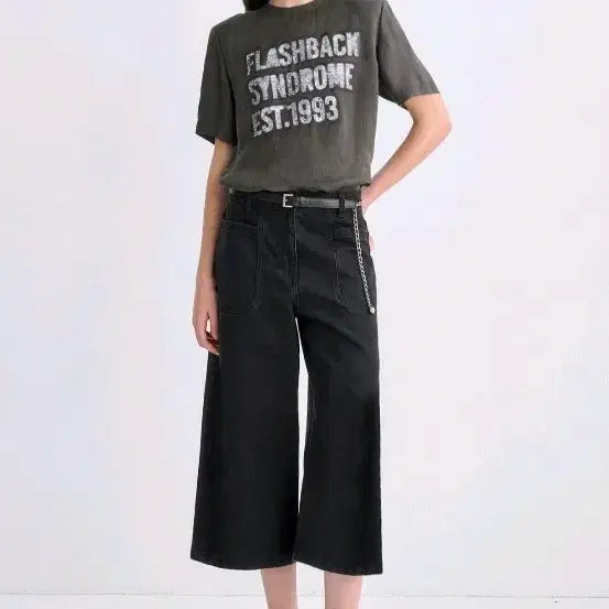 [BUNJANG] Time (Hansem) Capri Denim Pants Size 66 / 한섬 타임 카프리데님팬츠 66사이즈