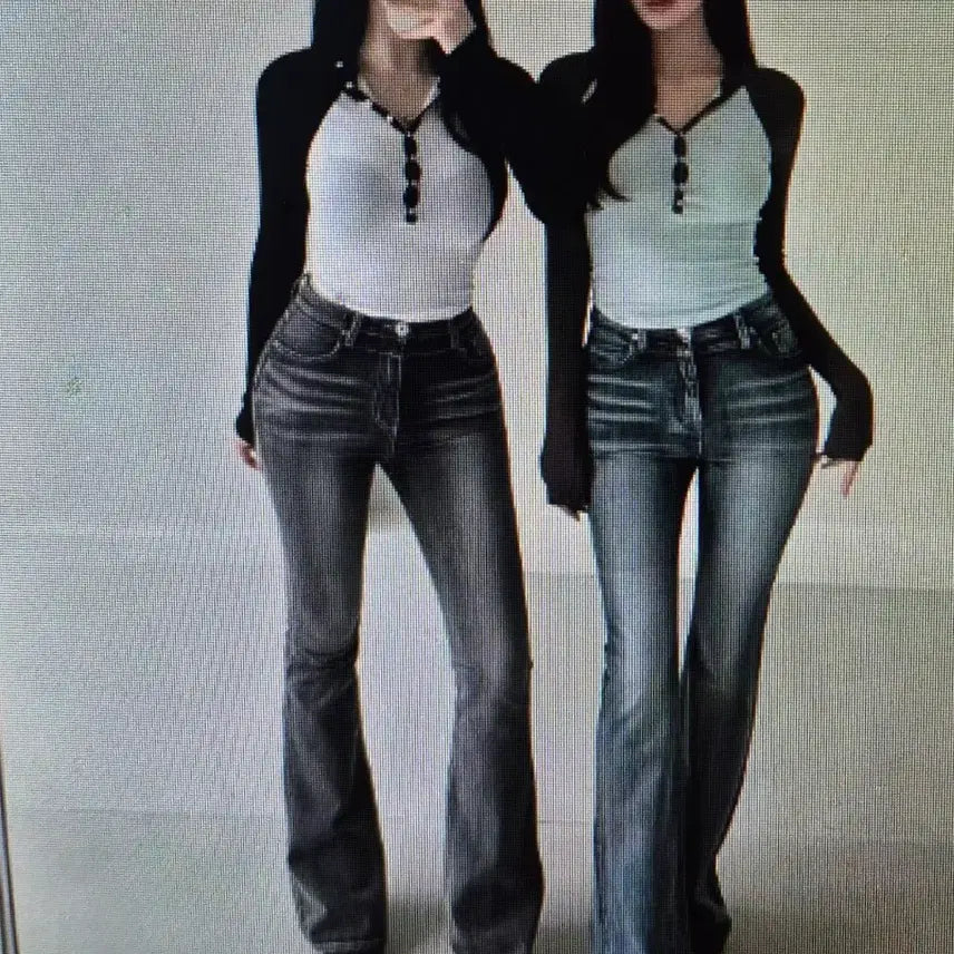 [BUNJANG] Washed Bootcut Jeans - 2 Colors / (해외배송)워싱 부츠컷 청바지 2컬러