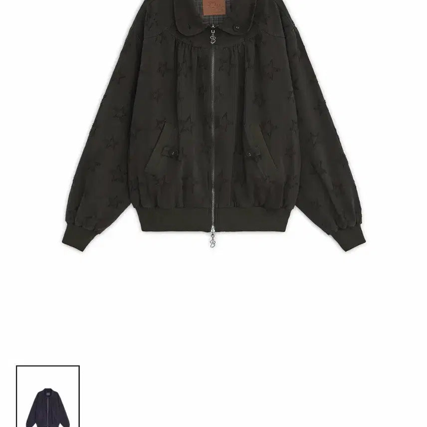 [BUNJANG] Hug Your Skin Stardust Reversible Work Jacket (Khaki) / 허그유어스킨 스타더스트 리버시블 워크 자켓 (카키)