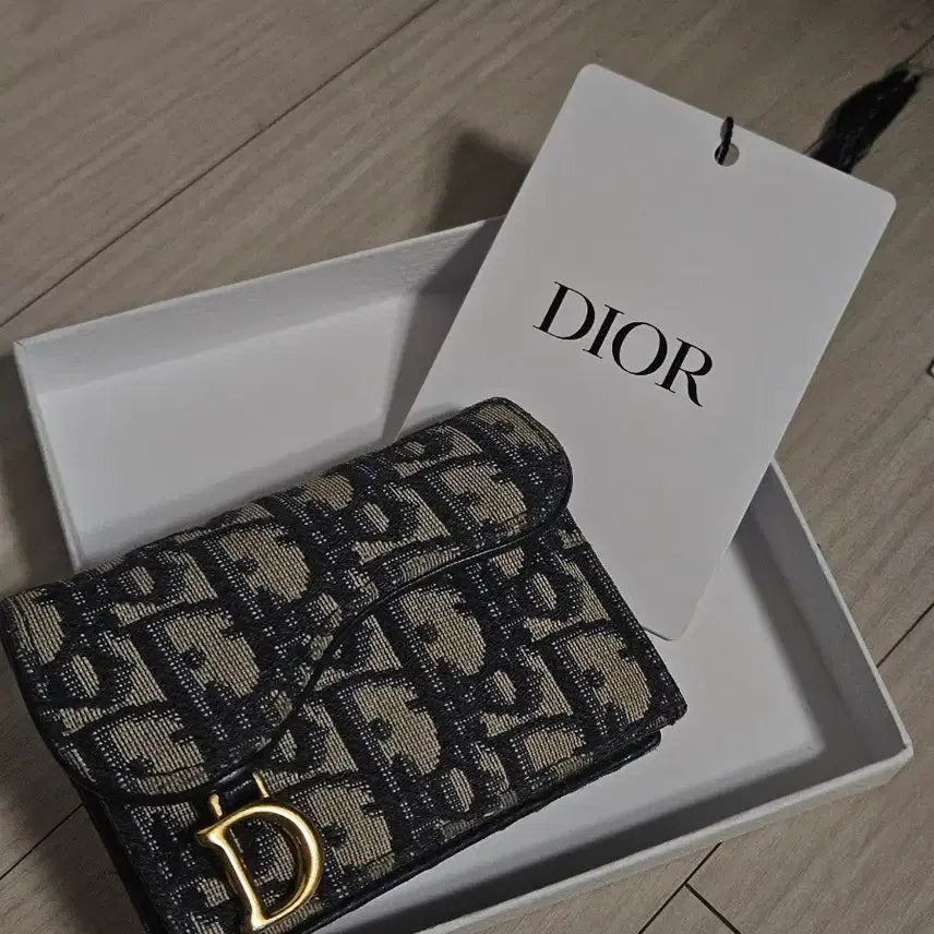 [BUNJANG] Dior Oblique Saddle Card Holder / (정품) 디올 오블리크 새들 카드지갑 급처분