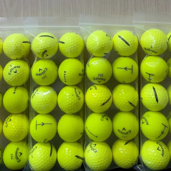 [BUNJANG] Callaway Yellow Lost Ball Special A (30 pcs) / 캘러웨이 옐로우 로스트볼 특A (30개)