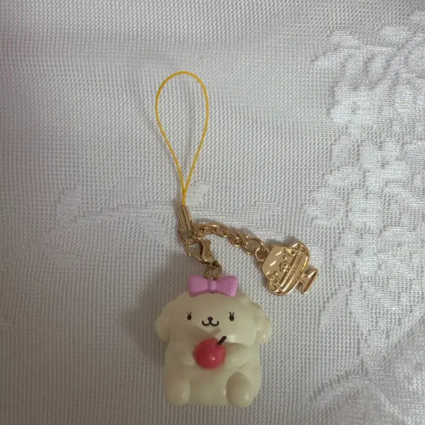 [BUNJANG] Sanrio Pompompurin Macaron Keyring / 마카롱 키링 폼푸푸린 산리오