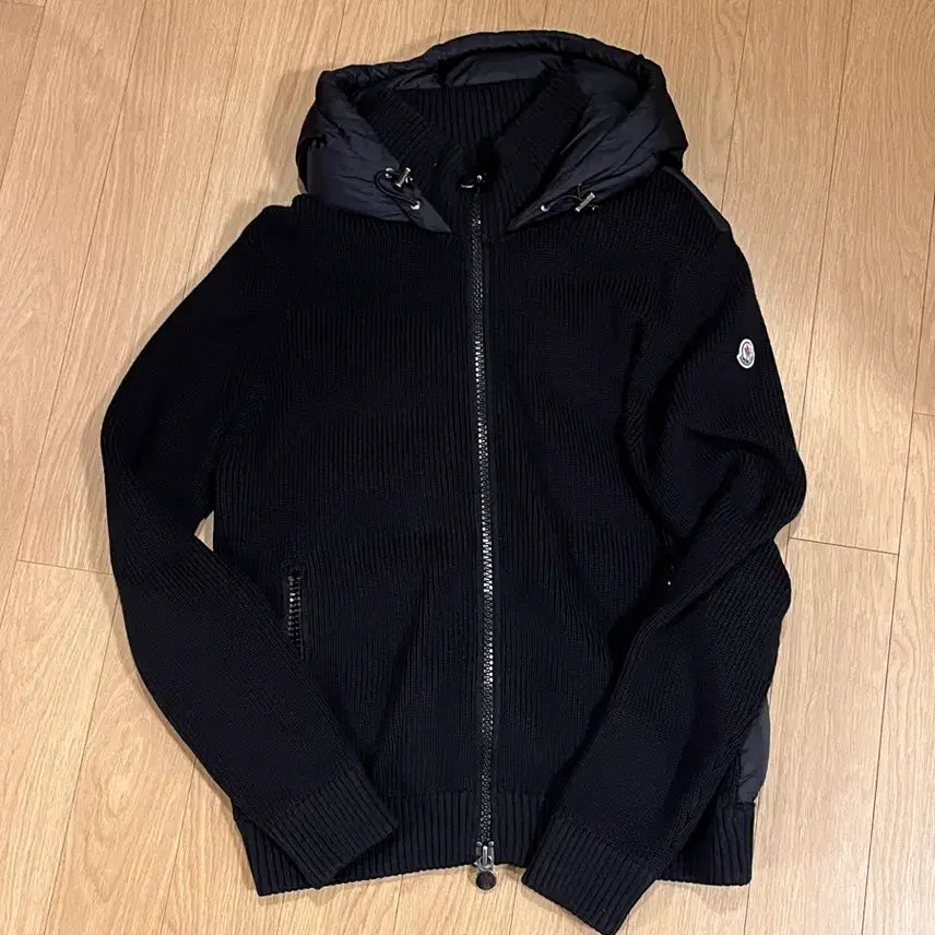 [BUNJANG] Moncler Knit Hooded Down Jacket Size 95 / 몽클레어 몽클레르 니트후드 패딩 사이즈 95