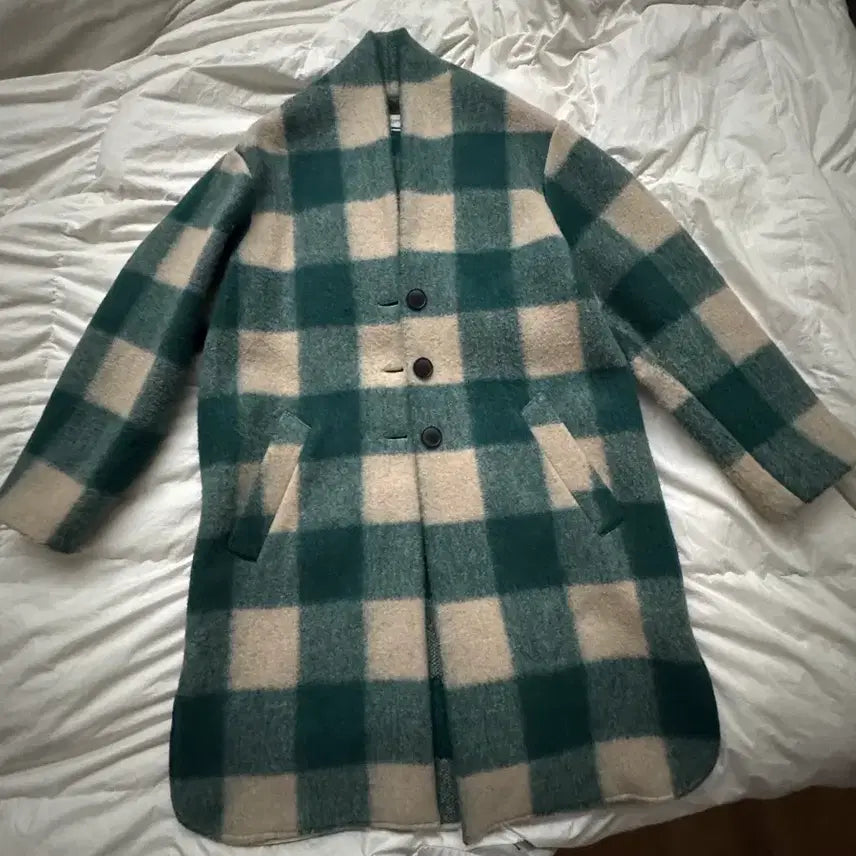 [BUNJANG] Isabel Marant Checked Wool Coat / 이자벨마랑 체크 울 코트 36