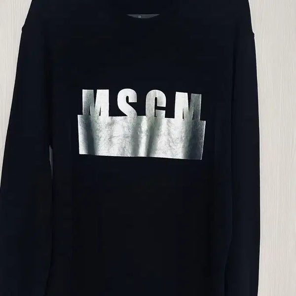 [BUNJANG] MSGM Black Sweatshirt / MSGm 맨투맨 블랙