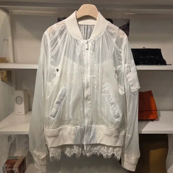 [BUNJANG] JIERR Lace Windbreaker / JIERR 지에르 레이스 바람막이