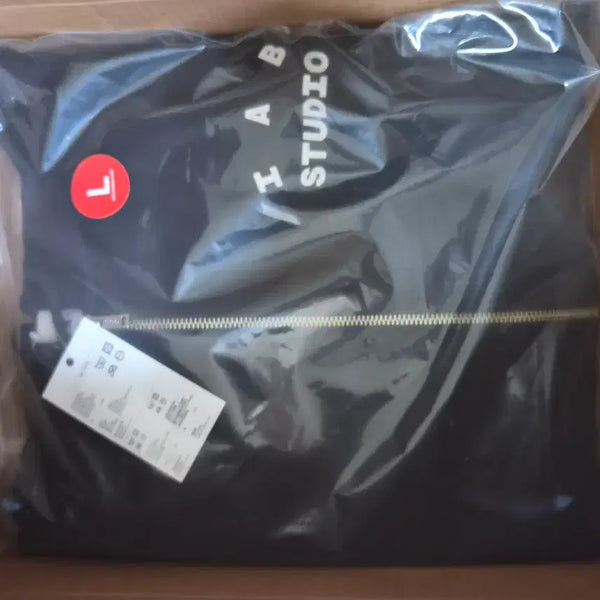 [BUNJANG] IAB Studio Hooded Zip-Up Black L / 아이앱 스튜디오 후드집업 블랙 L