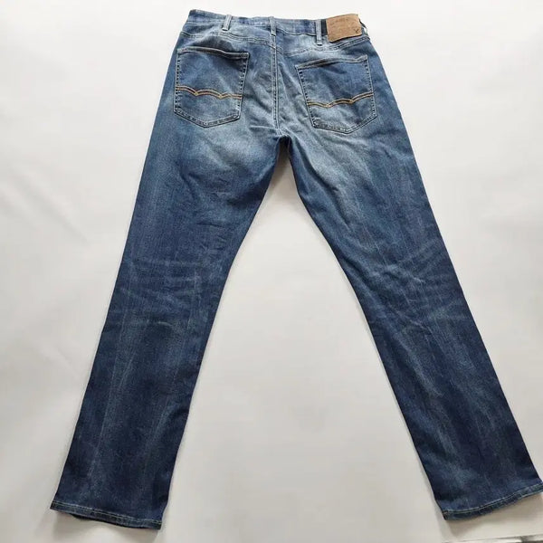 [BUNJANG] American Eagle Slim Straight Washed Denim Jeans - Size 34 / 아메리칸이글 청바지 스판 일자 워싱 데님 사이즈34 R7420