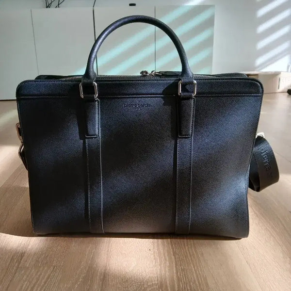 [BUNJANG] Pierre Cardin Leather Briefcase / 피에르가르뎅  서류가방 상태 괜찮습니다 소가죽제품 튼튼합니다