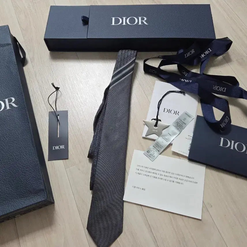 [BUNJANG] Dior Silk Necktie - New Condition / (정품) 디올 넥타이 풀구성품 새상품급