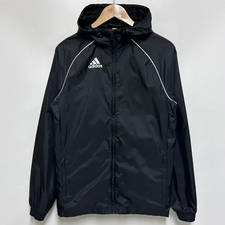 [BUNJANG] Adidas CORE18 Rain Jacket CE9048 Black Nylon Polyester Men's S / [남자-90]아디다스 CORE18 레인 자켓 (CE9048)