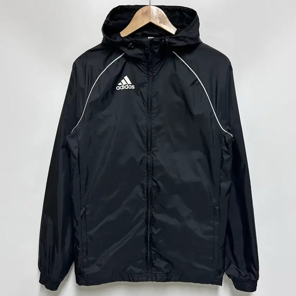[BUNJANG] Adidas CORE18 Rain Jacket CE9048 Black Nylon Polyester Men's S / [남자-90]아디다스 CORE18 레인 자켓 (CE9048)