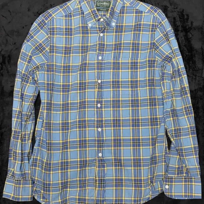 [BUNJANG] Gitman Bros. Vintage Button-Down Plaid Shirt M / 짓먼 브로스 빈티지 버튼다운 체크 셔츠 (M / 가슴 53)