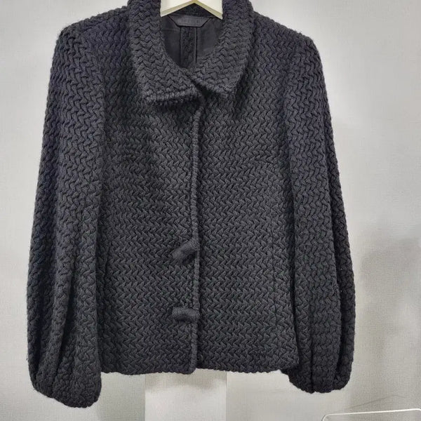 [BUNJANG] Mine Black Textured Jacket / 마인 블랙 텍스처 자켓  새거수준 ㅊ