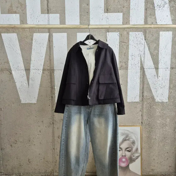 [BUNJANG] Morgan A-Line Fit Trench Jacket (Spring/Fall) / 모르간 A라인핏 트렌치 간절기 자켓