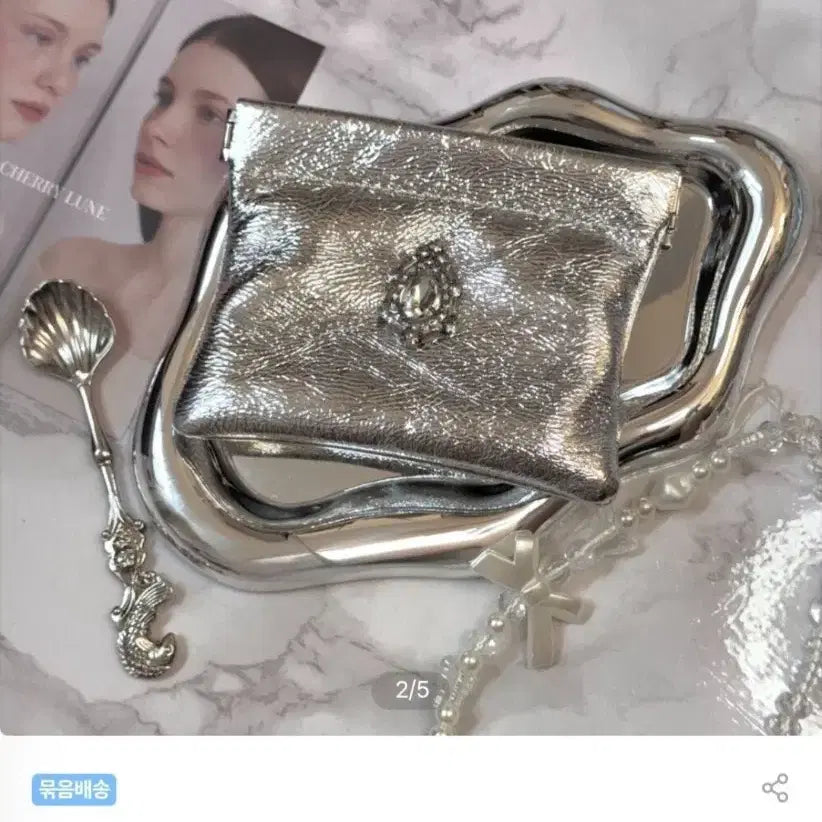 [BUNJANG] CherryLun Stella No.5 Card Wallet / 체리룬 스텔라 넘버5 카드지갑 새상품