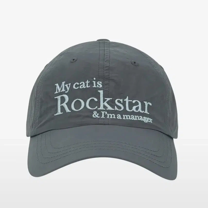 [BUNJANG] Joggerish Nylon Charcoal Cap Hat / 조거쉬 나일론 차콜 캡모자