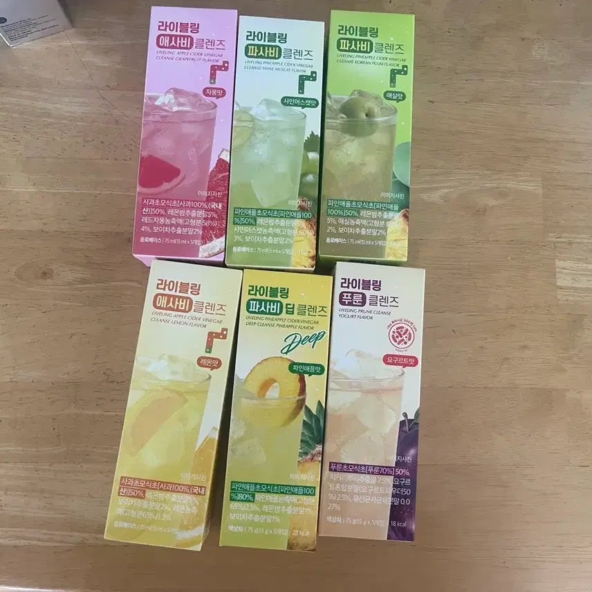 [BUNJANG] Livelink Cleanse 6 Types Set / 라이블링 클렌즈 6종