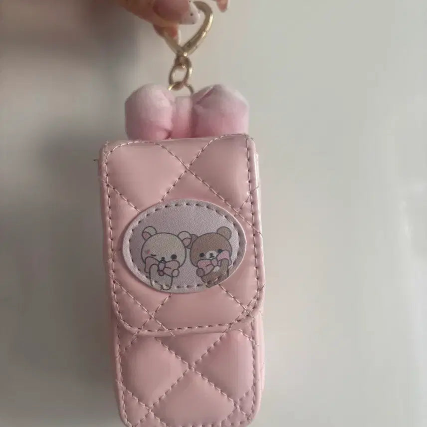 [BUNJANG] Rilakkuma Makeup Series Lip Case Keychain / 리락쿠마 메이크업 시리즈 립케이스 키링
