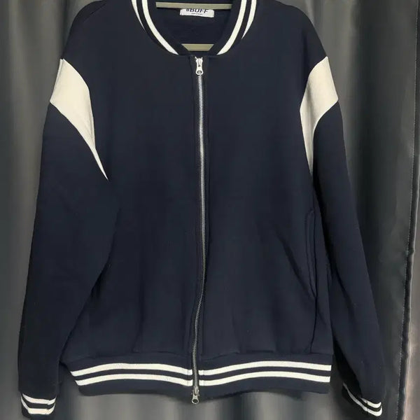 [BUNJANG] Black Varsity Jacket L / 블랙 바시티 자켓 L