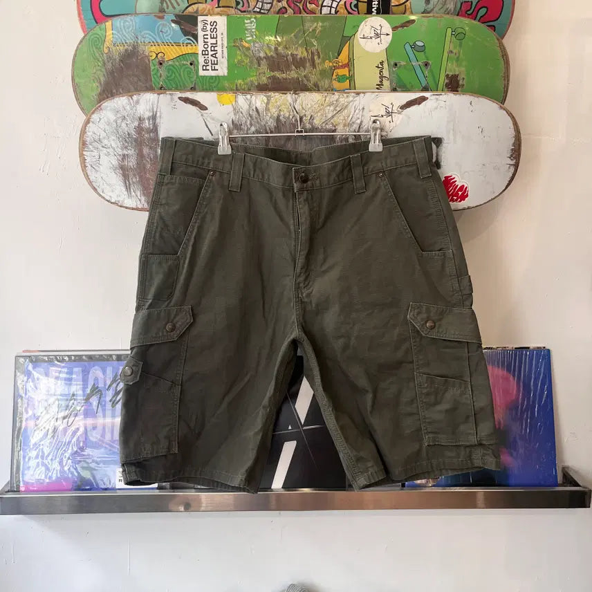[BUNJANG] Carhartt Ripstop Cargo Shorts / 38 칼하트 립스탑 카고 쇼츠/W3284
