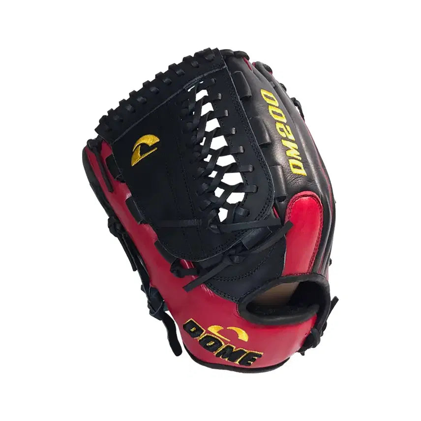[BUNJANG] DOME DM100 Pitcher's Baseball Glove (Left Hand Throw) - Black/Red, 12-inch / DOME 돔 야구글러브 투수 좌투용 DM100 (BK/RD) 12인치