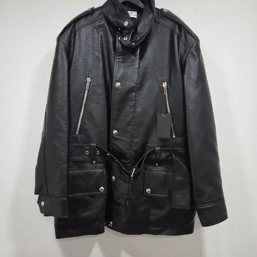 [BUNJANG] System Homme Leather Mid-Length Jacket / 시스템옴므 레더 중기장 자켓 정가 1,080,000원